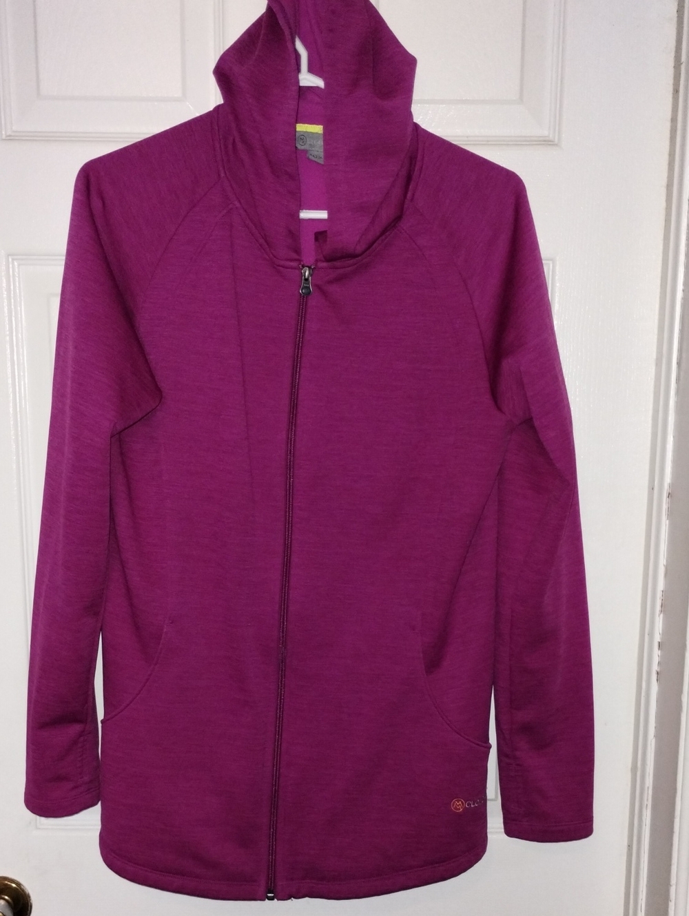 Cloudveil Women's Full Zip Hooded Utility Athletic Jacket –  Magenta Size XL